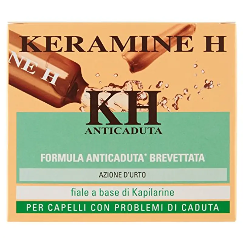 Keramine H Fiala Anticaduta per Capelli, 12 x 6ml & Linea Rinforzante Shampoo Capelli Deboli - 300 ml miniatura 2
