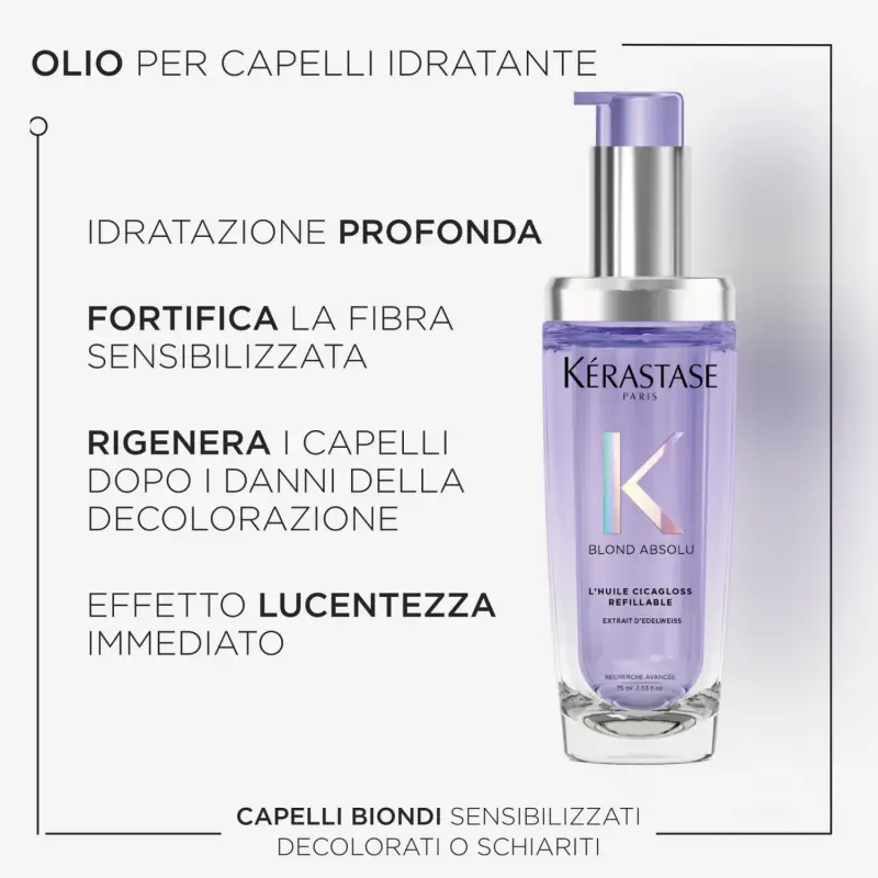 Blond Absolu L'Huile Cicagloss - Olio capelli miniatura 2