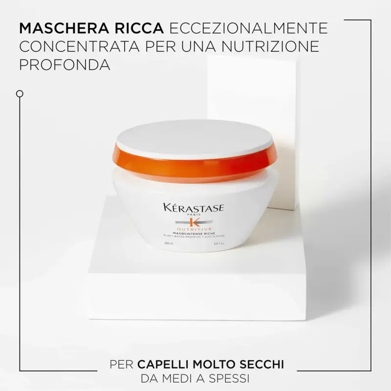 Nutritive Masquintense Riche - Maschera capelli secchi, Capelli secchi miniatura 2