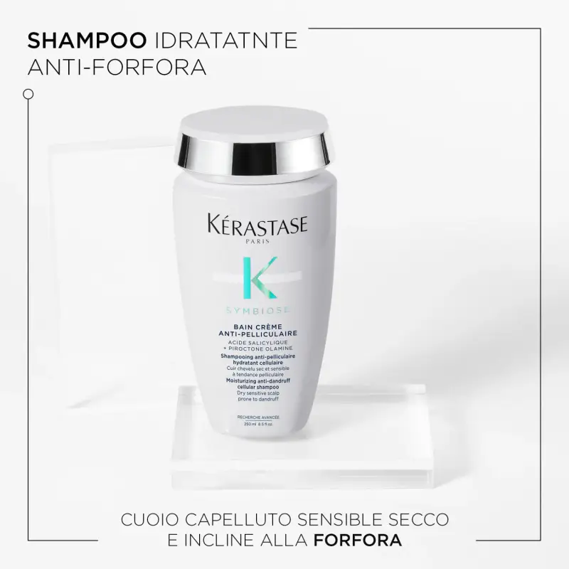 Symbiose Bain Crème Anti-Pelliculaire - Shampoo antiforfora, Forfora miniatura 2