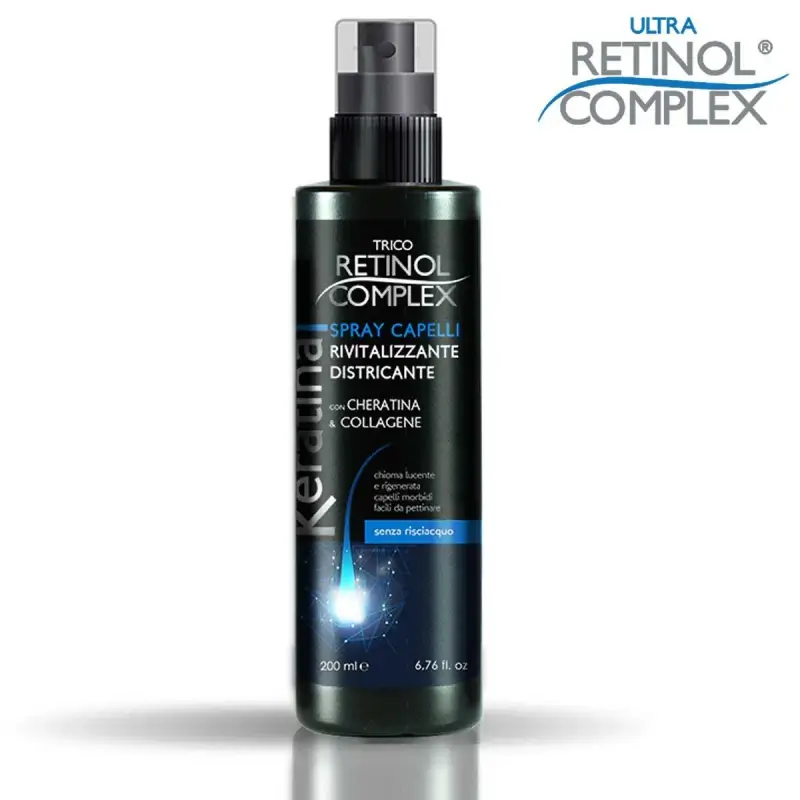 spray capelli con cheratina & collagene districante 200 ml