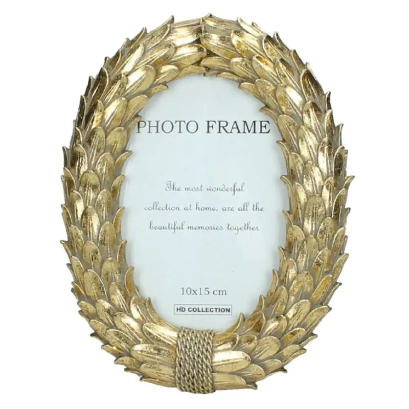 Kersten - Cornice dorata - ovale - 10x15cm
