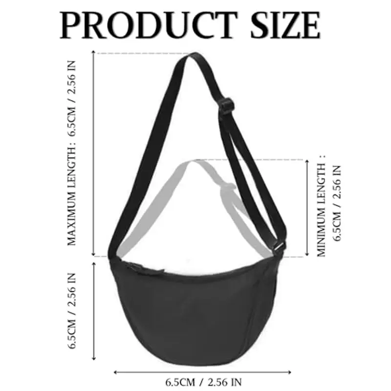 KEYRI Borsa a tracolla Donna Nero 2092573 miniatura 2