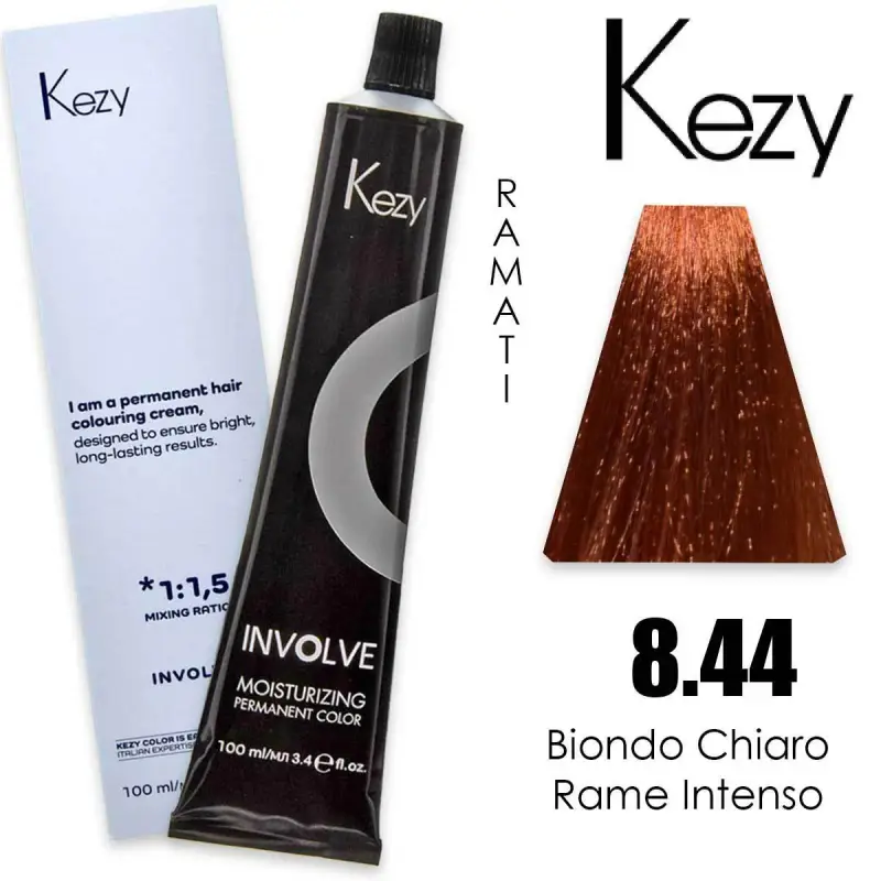 involve color 100 ml biondo chiaro rame intenso 8.44