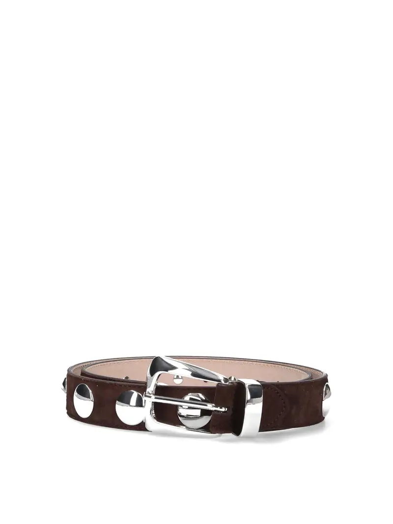 Borchie per cintura Marrone