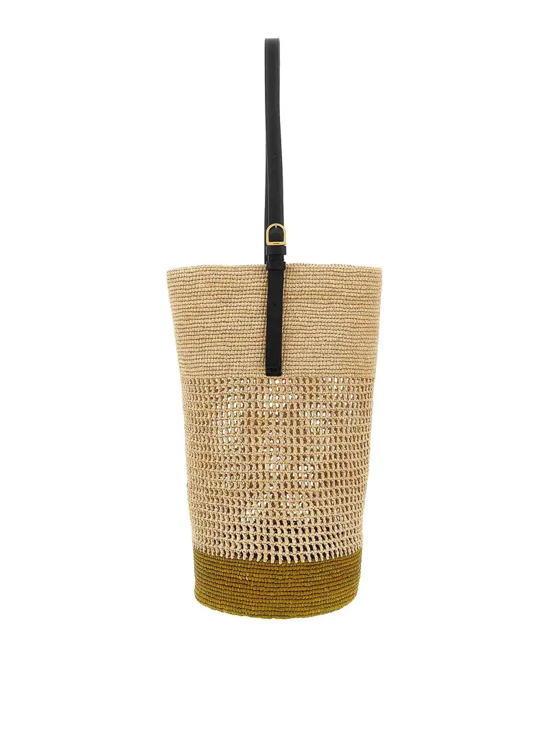 Borsa a secchiello grande Billie Beige