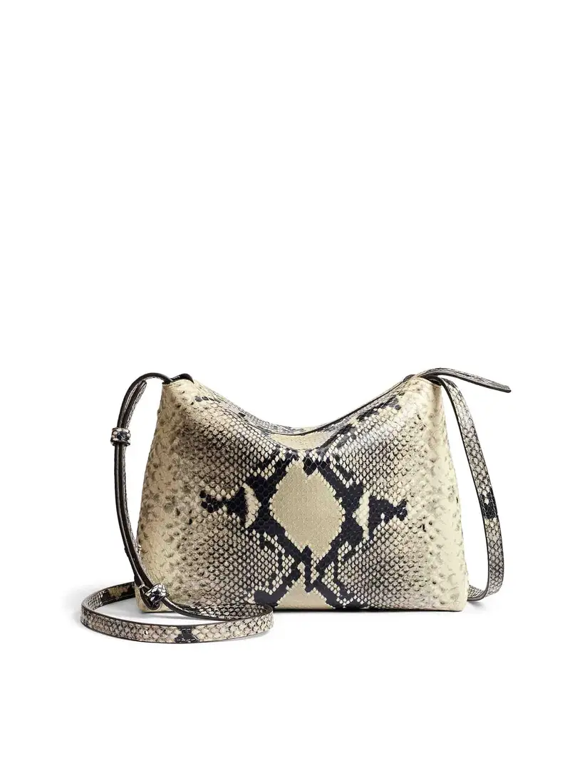 Borsa a traversa media lina Color Carne E Neutri