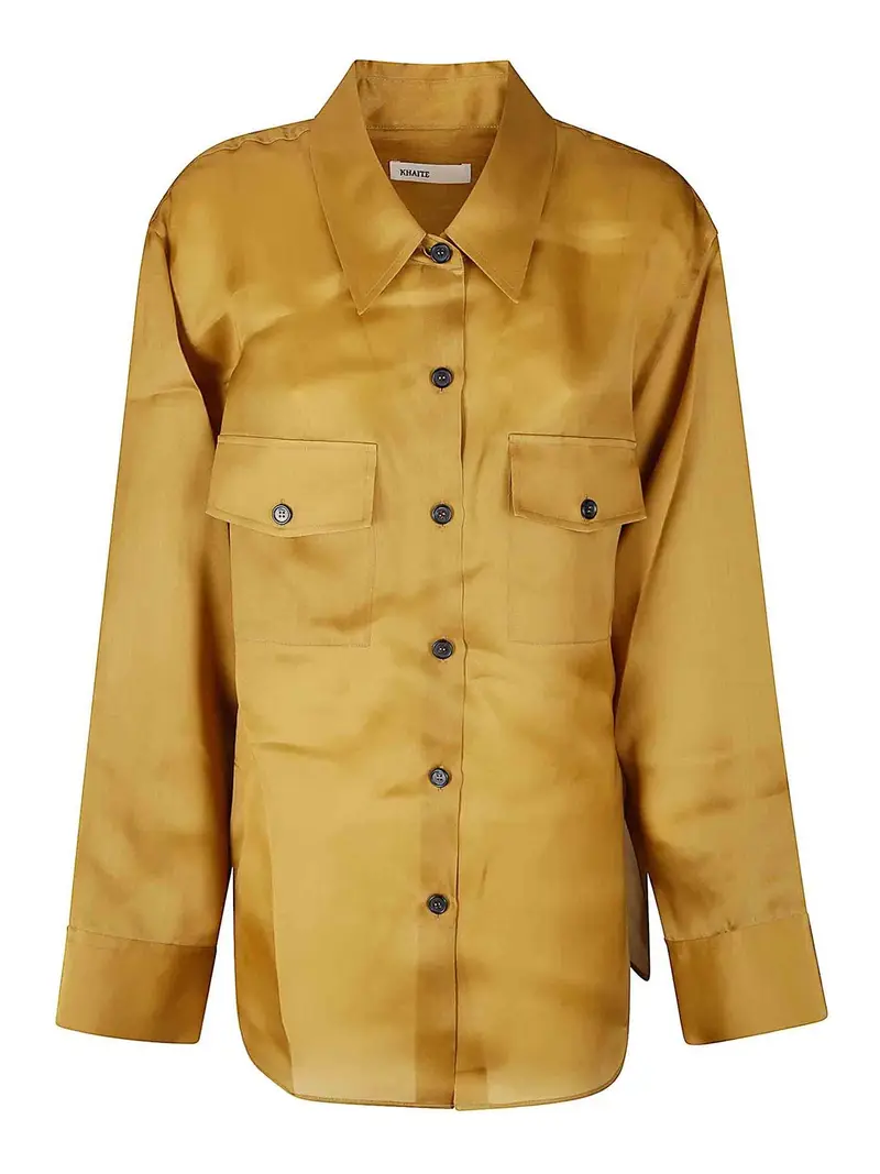 Camicia in organza Nero