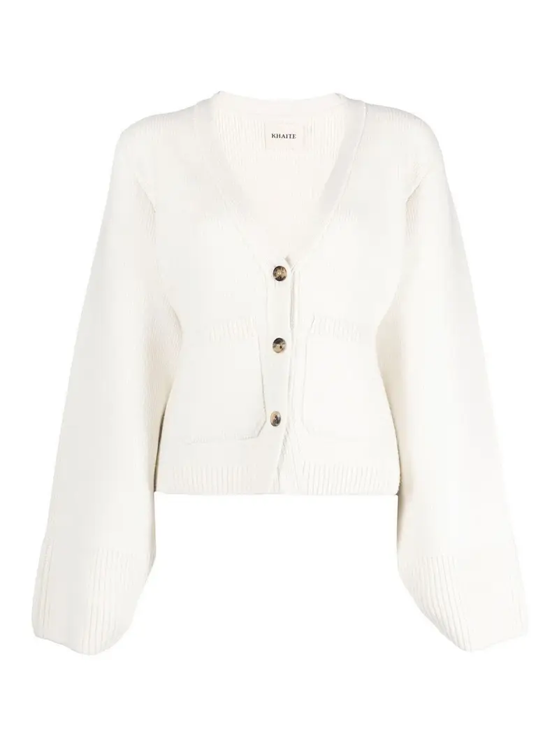 KHAITE Cardigan Bianco 3380980