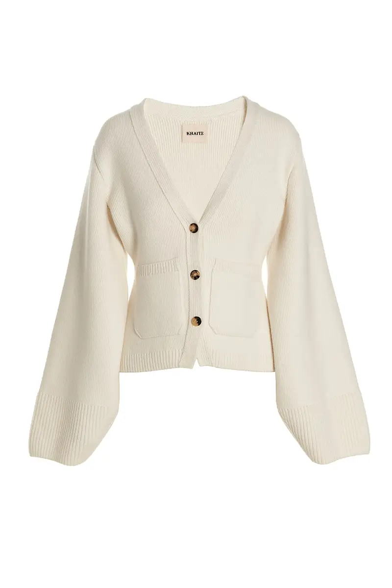 KHAITE Cardigan Bianco 2543185