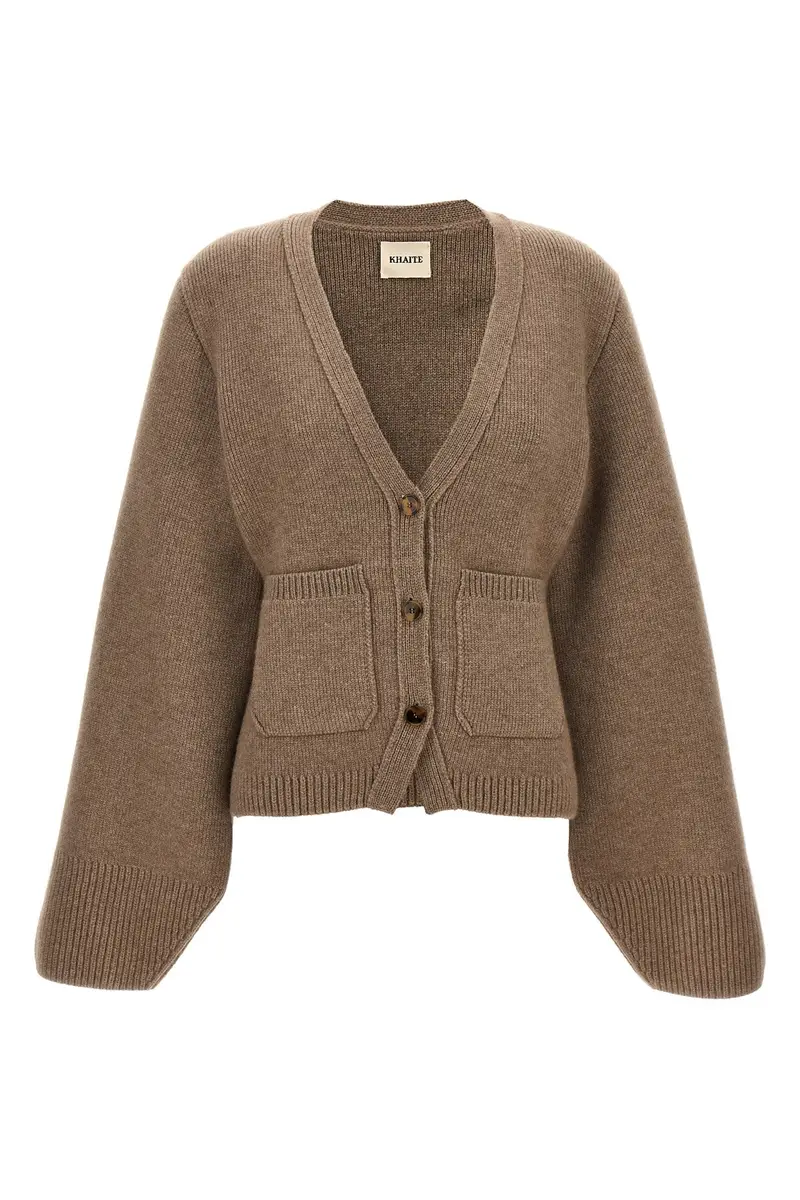 KHAITE Cardigan Marrone 2543068