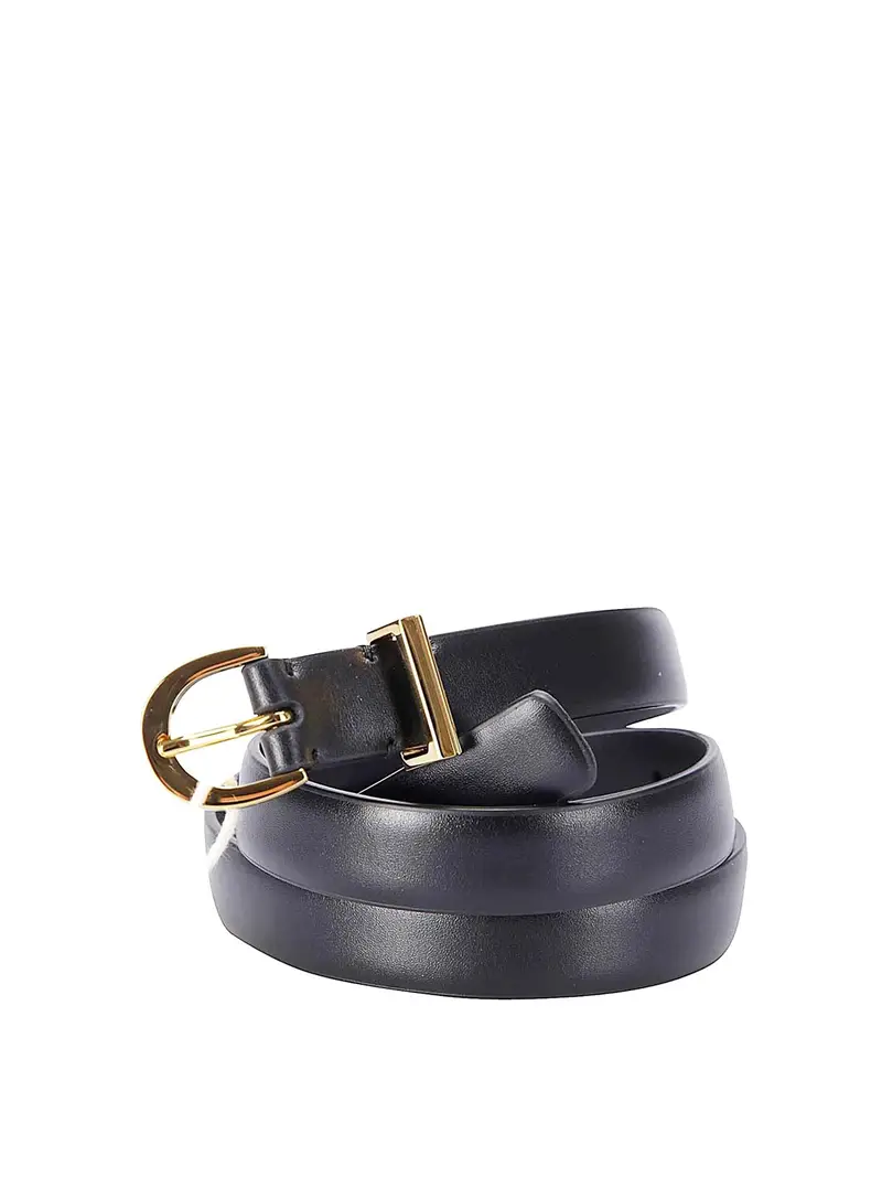 Cintura Luna - Oro (20 mm) Cammello