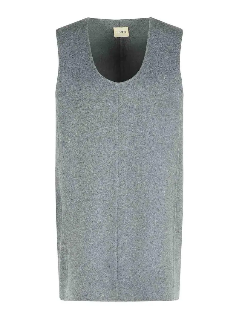 Nyona Grey Wool Dress Grigio