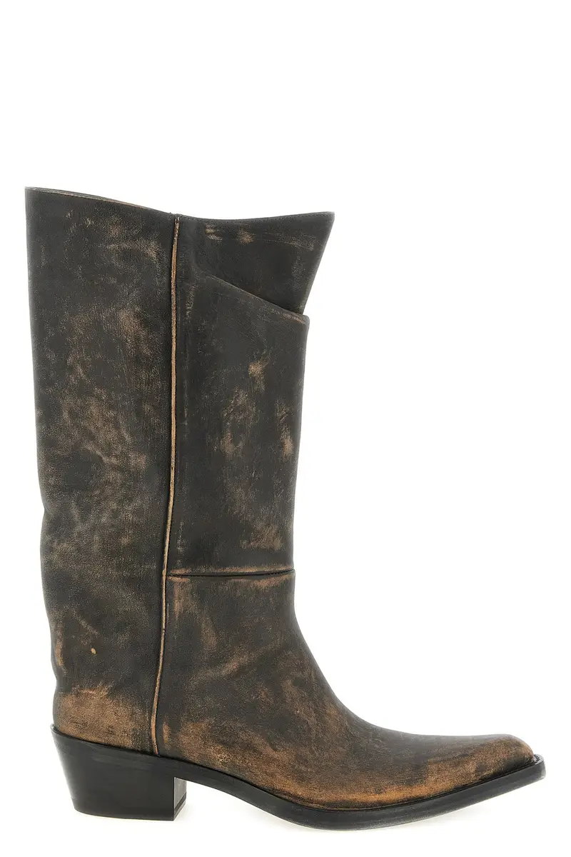 Stivale Clive Marrone