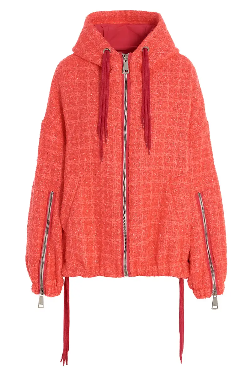 Giacca Khris Windbreaker Tweed Fuxia