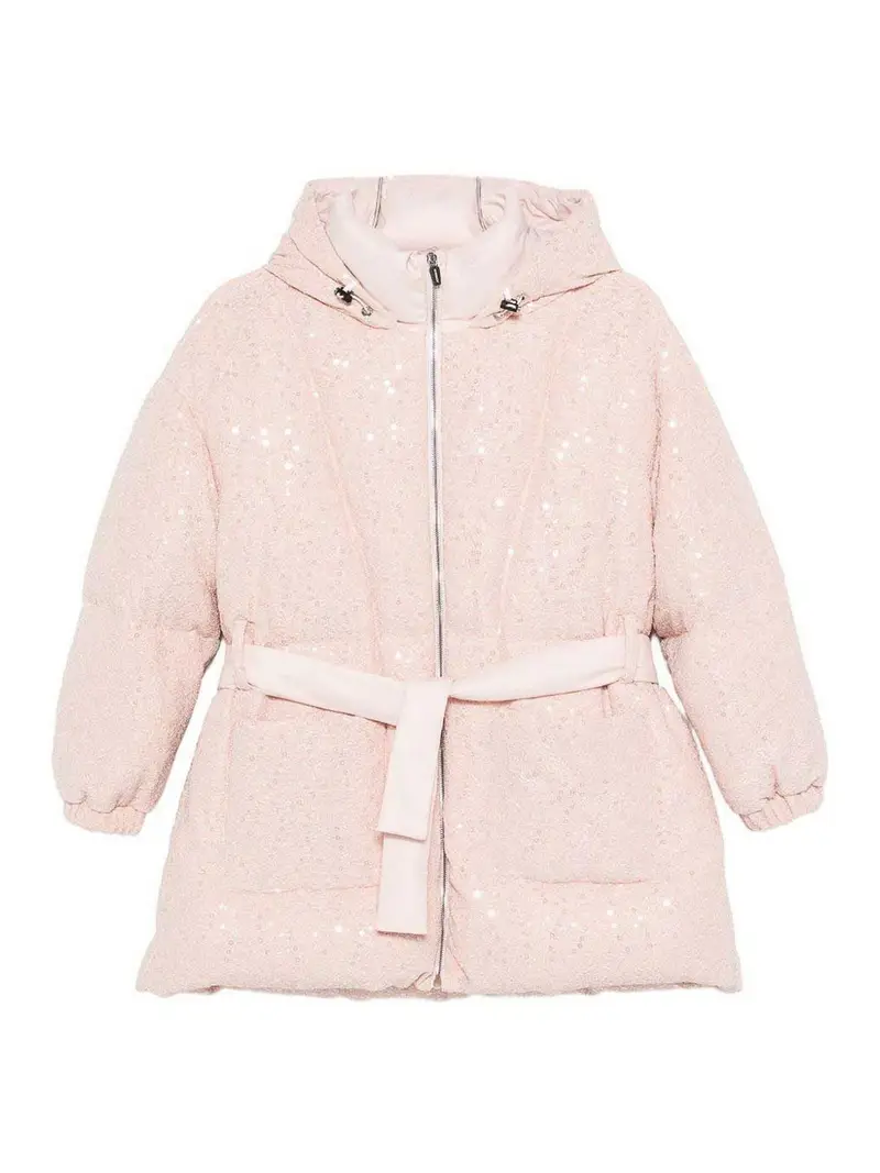 Giubbino Con Cappuccio Color Carne E Neutri