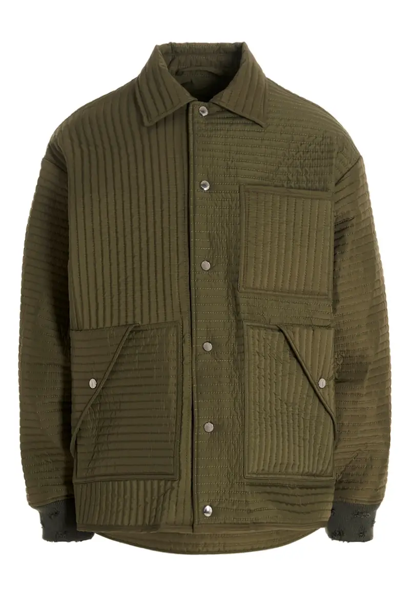 Piumino Chore Quilted Stripes Verde