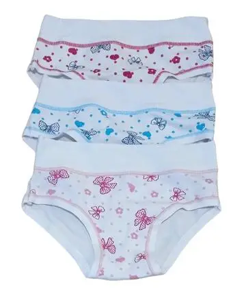 Slip bambina fascia alta in cotone elasticizzato Kika 494/A