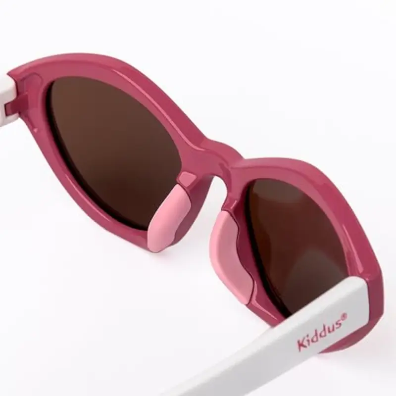 Kiddus Occhiali da sole per bambina dai 4 ai 7 anni Polarizzati con Protezione UV400 e Montatura flessibile miniatura 2