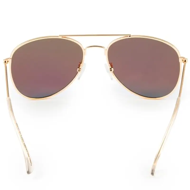 Kiddus Ochiali da Sole Polarizzati per Ragazza e Ragazzo da 10 anni. UV400 Protezione al 100% dai Raggi Ultravioletti. Telaio in Metallo Leggero. Stile Aviatore miniatura 3