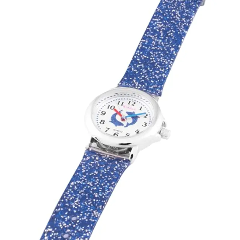 Kiddus Orologio Bambina, Analogico a partire da 4 anni, Regalo per Bambine con Glitter, Contiene Esercizi per Imparare a Leggere L'ora, Aprendimento Bimba miniatura 3
