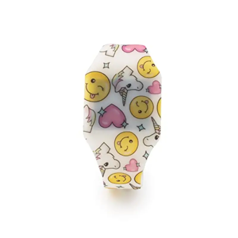 Kiddus Orologio digitale a LED bambini, ragazze, adulti. Cinturino comodo in morbido silicone. Batteria giapponese lunga durata. Facilità di lettura e apprendimento dell’ora miniatura 2