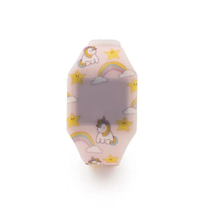 Kiddus Orologio digitale a LED bambini, ragazze, adulti. Cinturino comodo in morbido silicone. Batteria giapponese lunga durata. Facilità di lettura e apprendimento dell’ora miniatura 2