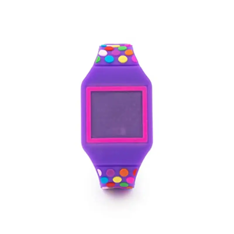 Kiddus Orologio digitale a LED bambini, ragazze, adulti. Cinturino comodo in morbido silicone. Batteria giapponese lunga durata. Facilità di lettura e apprendimento dell’ora miniatura 2