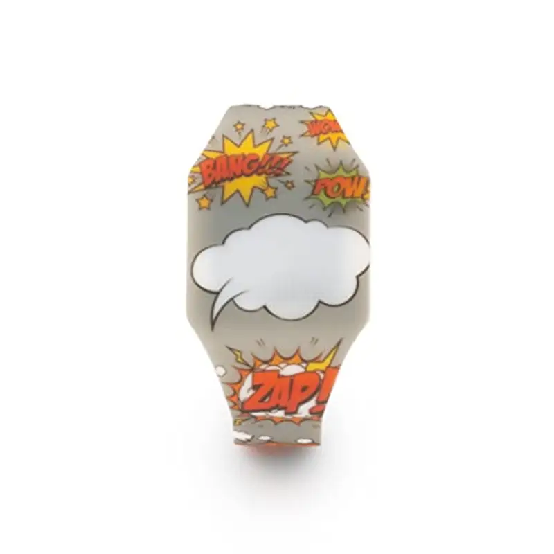 Kiddus Orologio digitale a LED bambini, ragazze, adulti. Cinturino comodo in morbido silicone. Batteria giapponese lunga durata. Facilità di lettura e apprendimento dell’ora miniatura 2