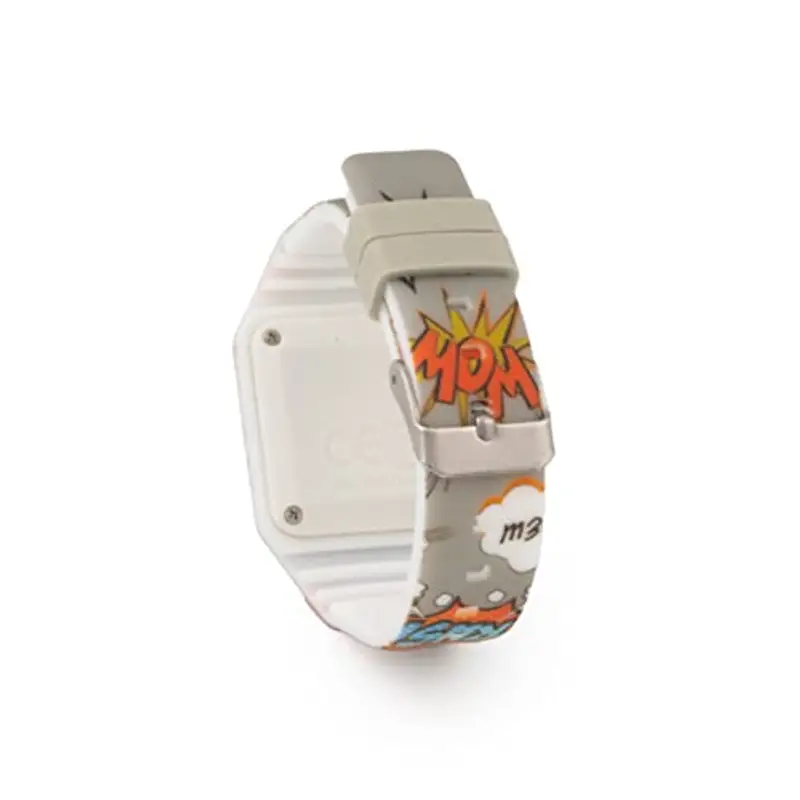 Kiddus Orologio digitale a LED bambini, ragazze, adulti. Cinturino comodo in morbido silicone. Batteria giapponese lunga durata. Facilità di lettura e apprendimento dell’ora miniatura 3