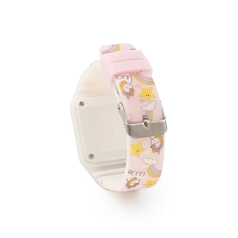 Kiddus Orologio digitale a LED bambini, ragazze, adulti. Cinturino comodo in morbido silicone. Batteria giapponese lunga durata. Facilità di lettura e apprendimento dell’ora miniatura 3