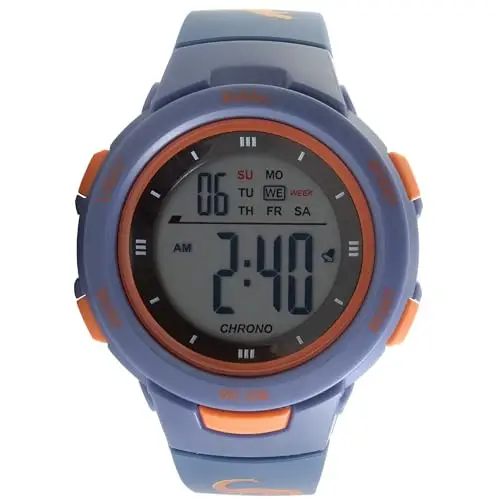 Kiddus Orologio Digitale Bambine e Bambini. Con Cronometro, Calendario, Sveglia, Luce. Resistente All’acqua. Da Polso miniatura 2