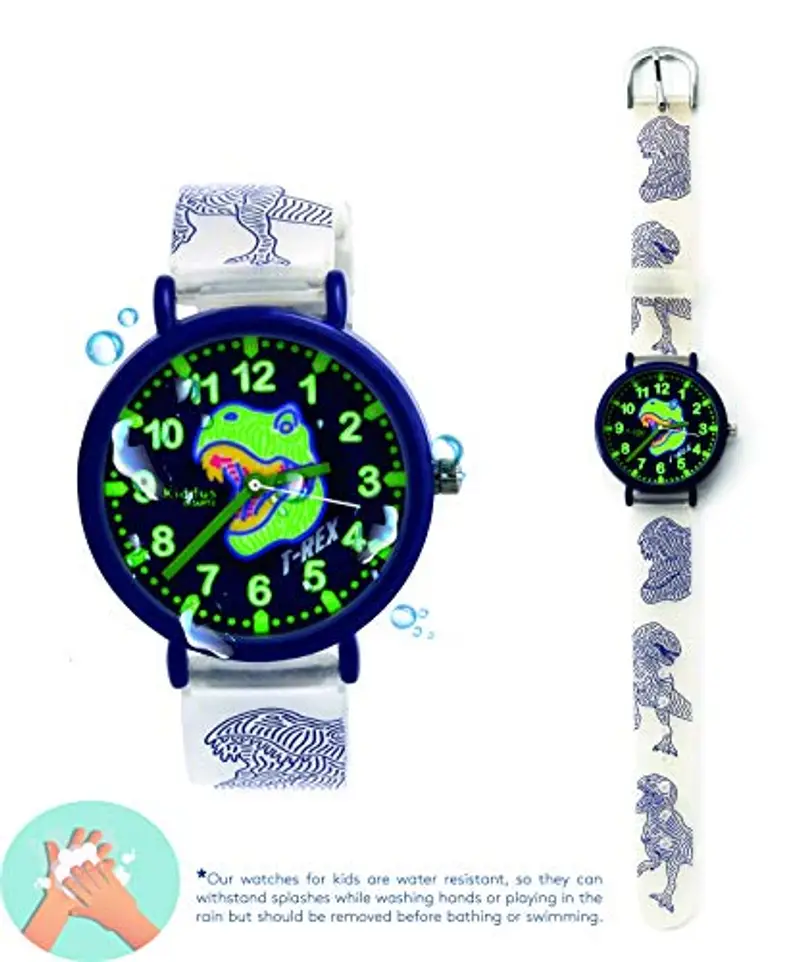 Kiddus Orologio Educativo per Bambini, Orologio da polso Analogico per Bambino 5-10 Anni, 3ATM e 5ATM, Primo con Ore e Minuti, Regalo Bimbo Aprendimento miniatura 3