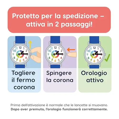 Kiddus Orologio Educativo per Bambini, Orologio da polso Analogico per Bambino e Bambina a partire da 5 Anni, 3ATM e miniatura 2