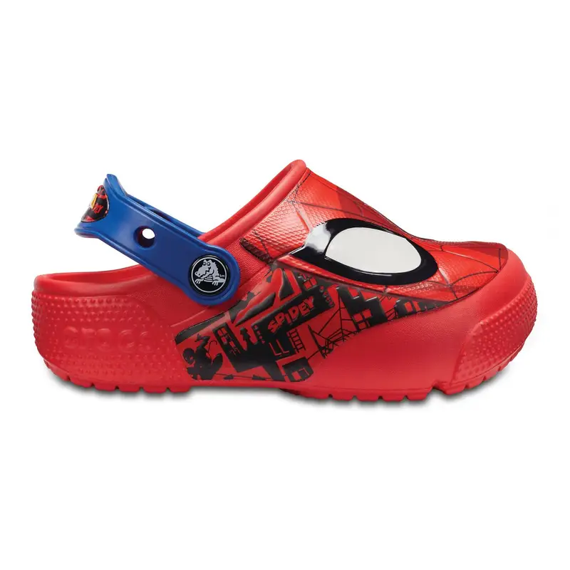 Kids' crocs fun lab spiderman™ lights clog