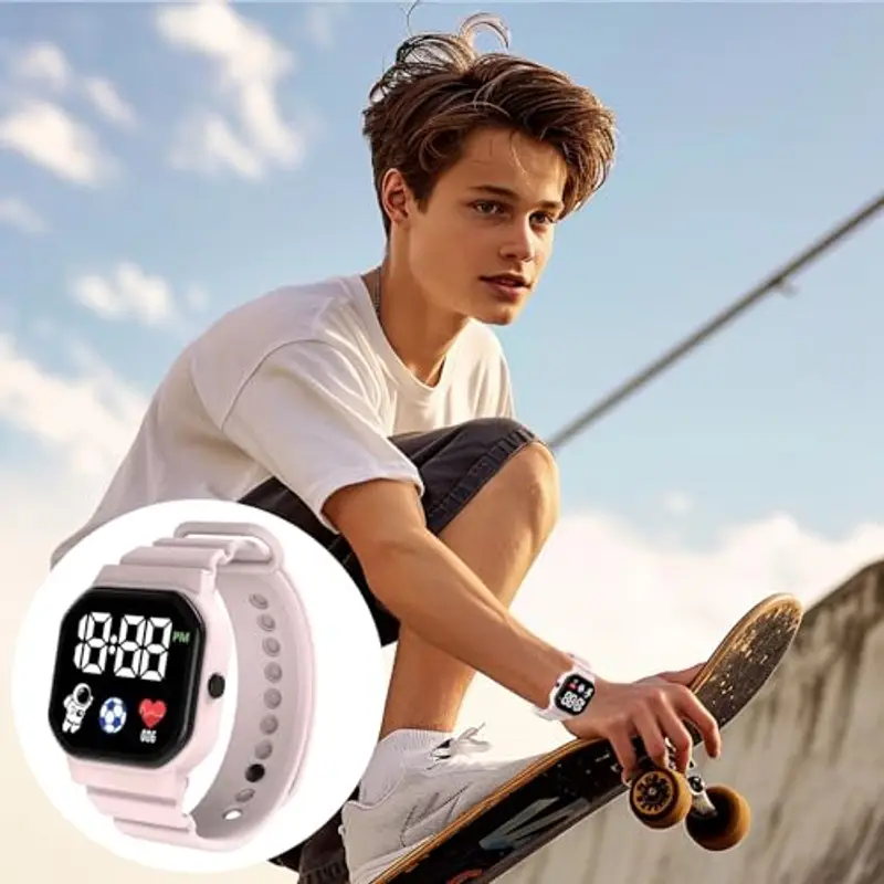 Kids Digital Watch - Kids Smart Watch For Boys | Orologio Sportivo All'aperto | Orologio Da Polso Impermeabile, Orologi miniatura 3