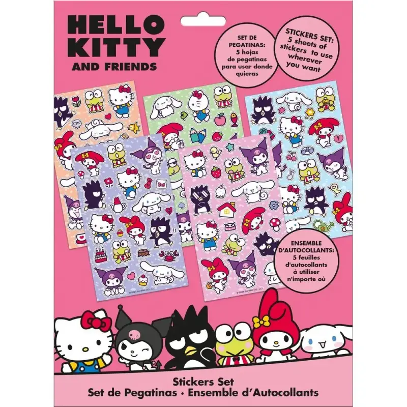 Adesivi Kids Licensing Hello Kitty and Friends (x5)