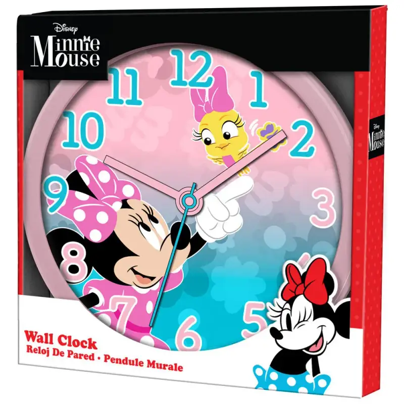 Orologio da parete per bambini Kids Licensing Disney Minnie