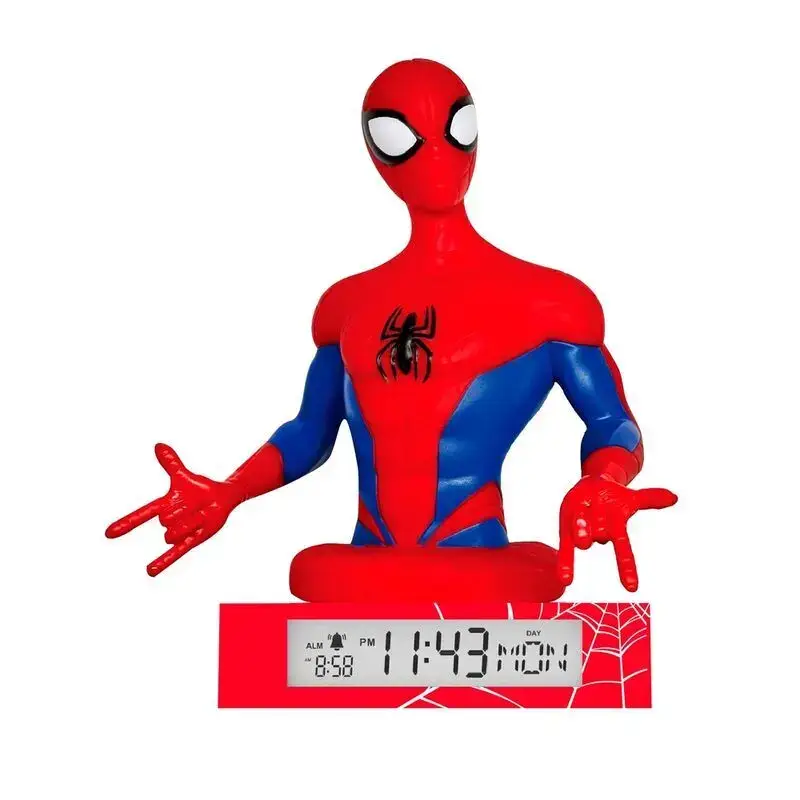 Orologio sveglia con lampada Kids Licensing Marvel Spiderman
