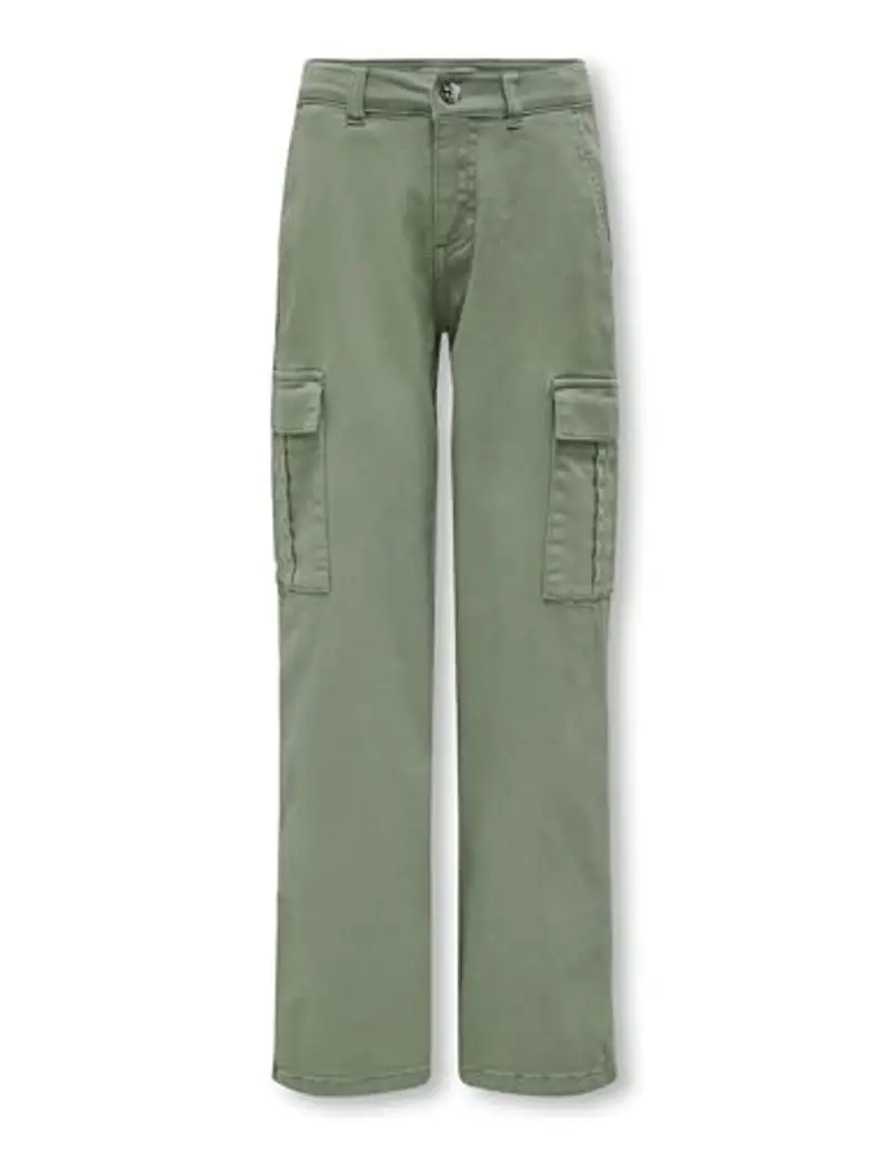 KIDS ONLY Kogyarrow-vox STR Cargo Pant Pnt Noos Pantaloni, Verde Acceso, 122 Bambina