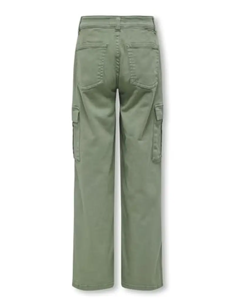 KIDS ONLY Kogyarrow-vox STR Cargo Pant Pnt Noos Pantaloni, Verde Acceso, 122 Bambina miniatura 2