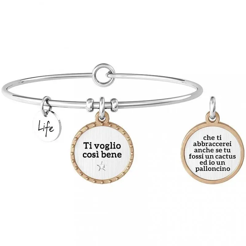 Bracciale Donna Gioielli Kidult Love - Acciaio Anallergico - Kidult