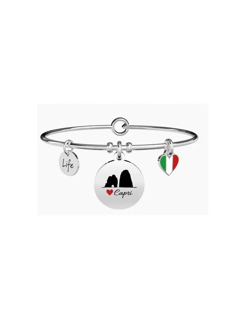 Bracciale KIDULT FREE TIME in acciaio 316L - 731763 CAPRI
