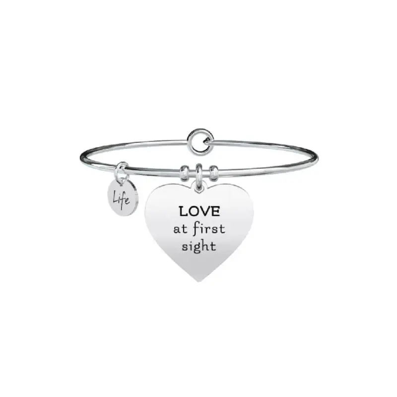 Bracciale Kidult In Acciaio Cuore | Amore A Prima Vista - Love - 731267