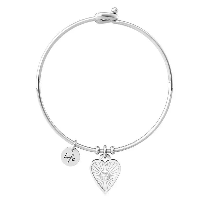 Bracciale Kidult In Acciaio Cuore | Love - Love - 731995 miniatura 2