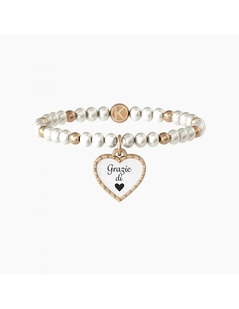 Bracciale KIDULT LOVE 732101 Cuore Grazie