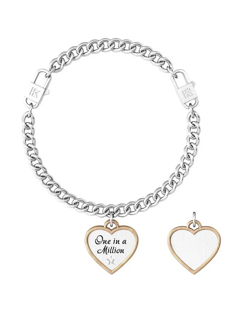 Bracciale KIDULT LOVE in acciaio 316L 732022 One in a Million