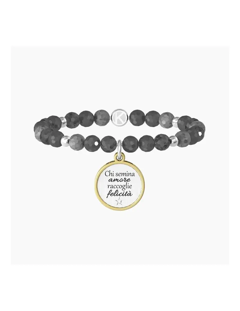Bracciale KIDULT LOVE in labradorite 732103 CHI SEMINA AMORE