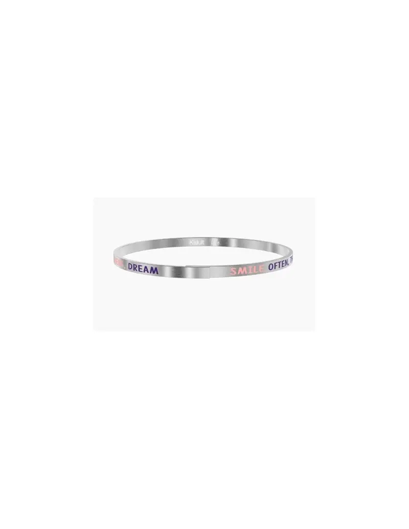 Bracciale KIDULT PHILOSOPHY in acciaio 316L - 731742 SMILE OFTEN