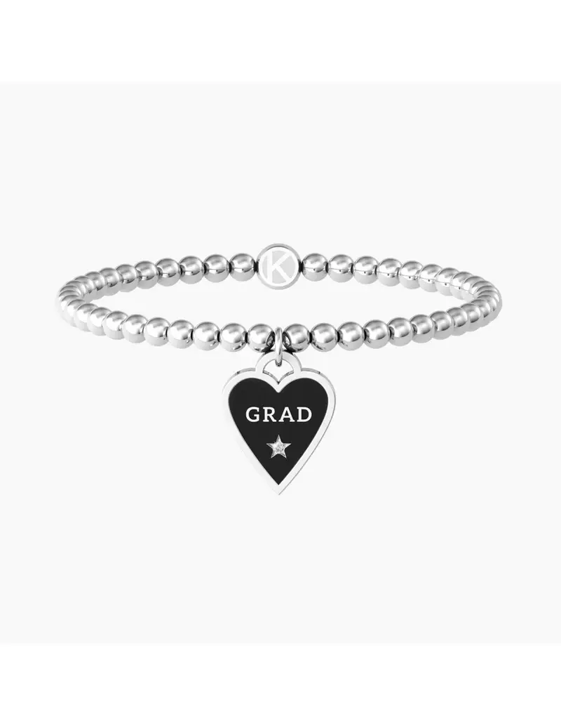 Bracciale KIDULT SPECIAL MOMENTS in acciaio 316L 731938 CUORE GRAD